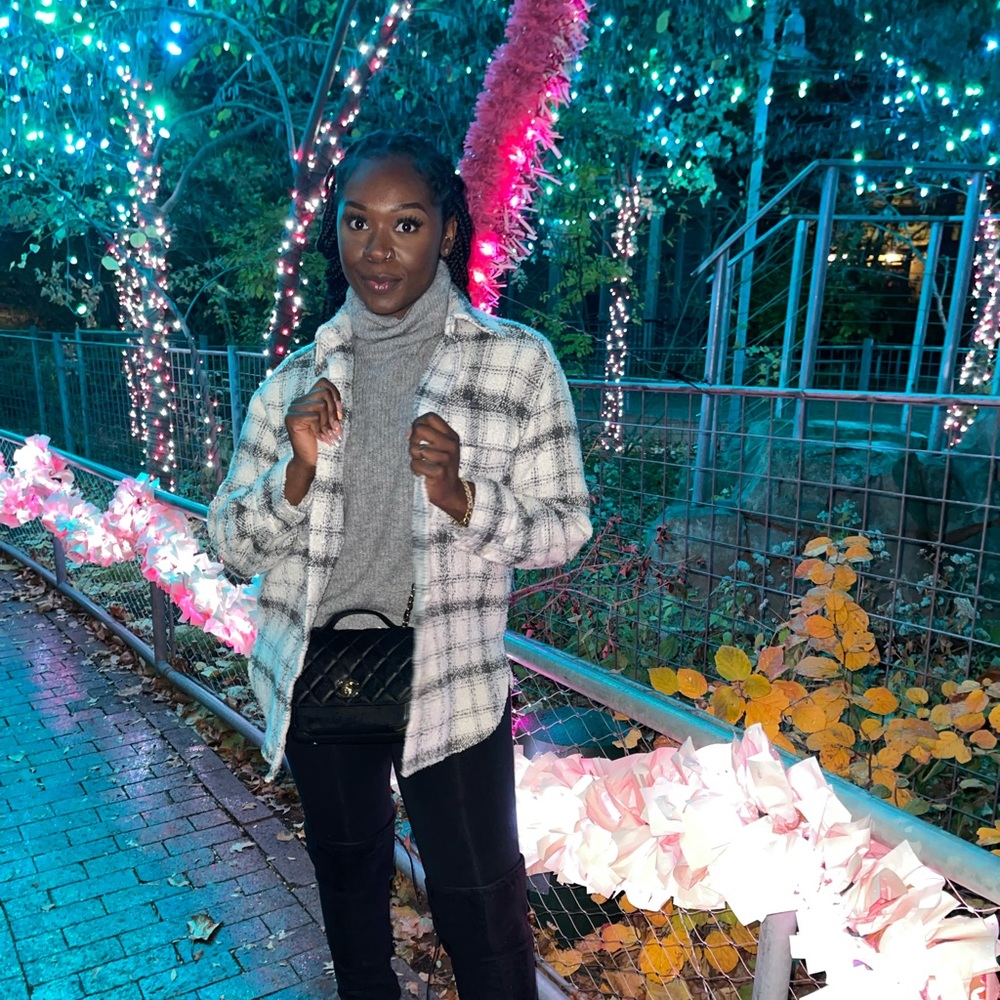 H&M Plaid Shacket